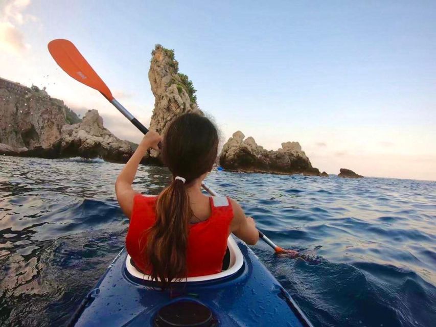 Taormina: Kayak Coastal Tour to Isola Bella and Blue Grotto - Starting Beneath the Teocle Statue in Giardini Naxos