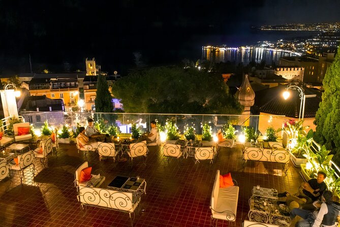 Taormina Rooftop & High End Cocktail Bar Walking Tour - The former Carmine church and snacks