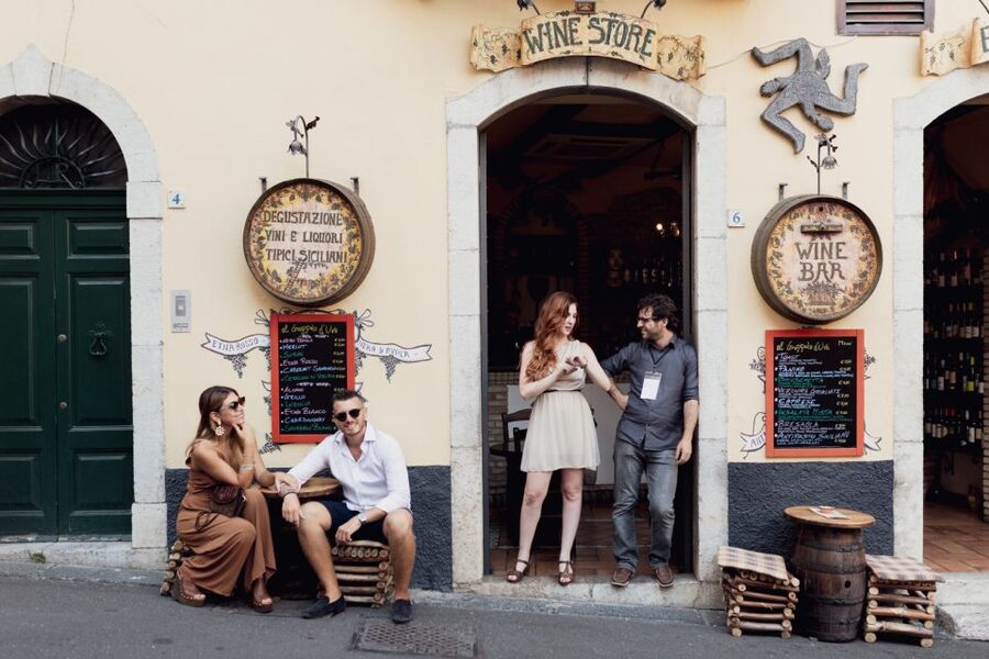 Taormina: Shared or Private Food & Wine Walking Tour - Timing, meeting point, and practical details