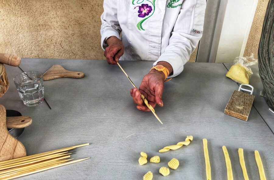 Taormina: Sicilian Cooking Class & Market Tour - Sitting down to the meal you helped make