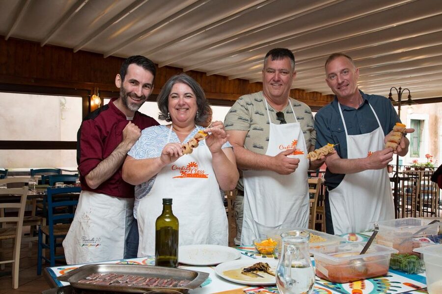 Taormina: Sicilian Cooking Class w/ a Visit to Local Market - Rolling pasta and learning Sicilian kitchen basics