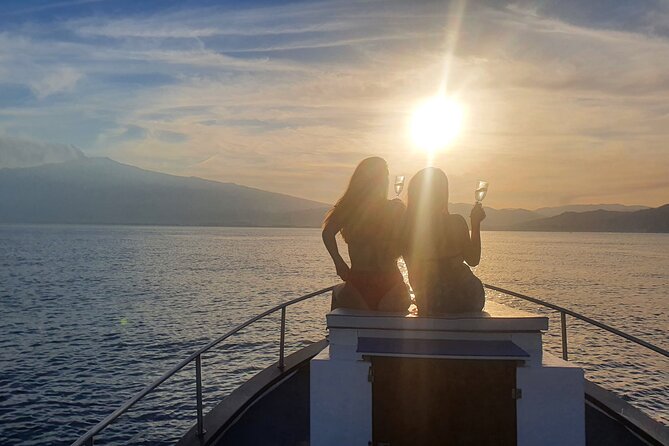 Taormina Sunset Aperitif on-Board - Isola Bella, the coast’s signature view