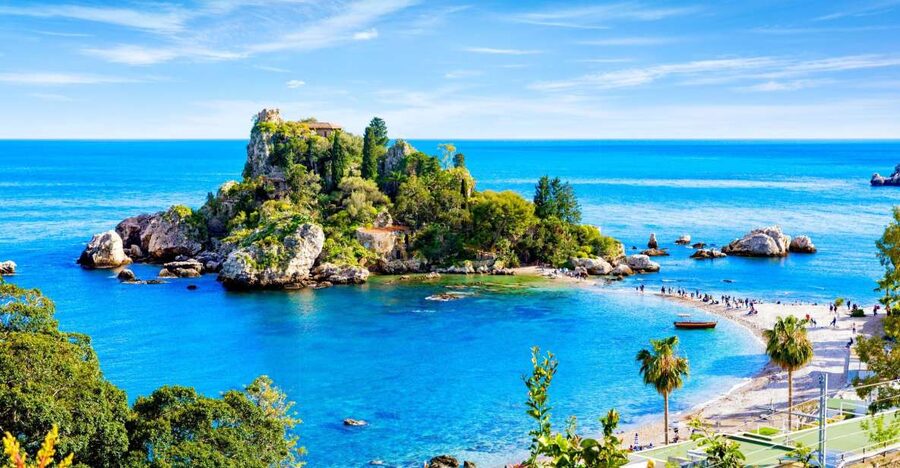 Tour da Messina a Taormina, Castelmola, Isola Bella - Taormina: allow three hours for the hilltop town