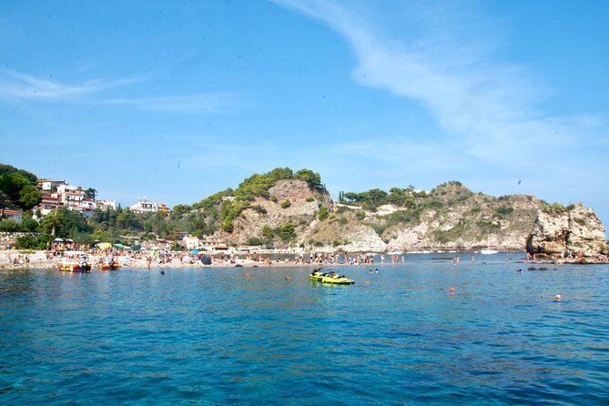 Tour to Baia di Taormina, Isola Bella and Naxos - Setting out from Porto di Giardini Naxos