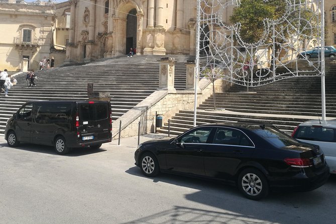 Transfer from Taormina and sourrounding villages to Catania Airport - Pickup areas: Taormina, Giardini Naxos, Letojanni, and Castelmola