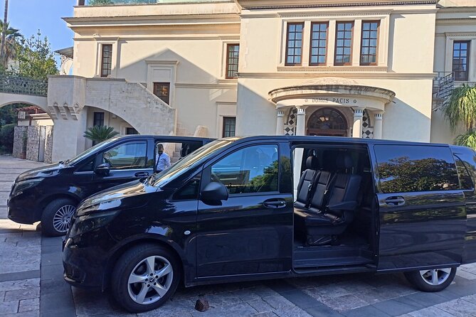 Transport from Palermo airport to Cefalù - A 90-minute ride with no planned sightseeing stops