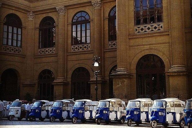 Tuk tuk ride, ape car - A small vehicle for a big Palermo overview