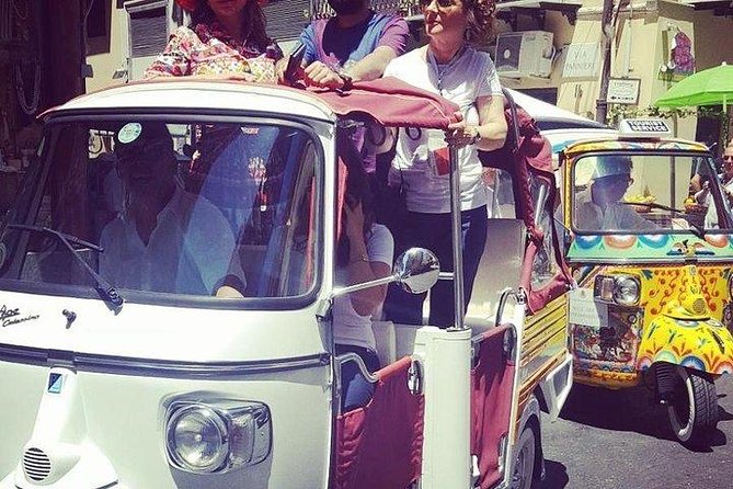 Tuk tuk ride, ape car - Piazza Marina, the Cala, and the Kalsa quarter